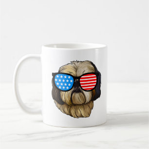 Patriotic Shih Tzu Kaffeetasse