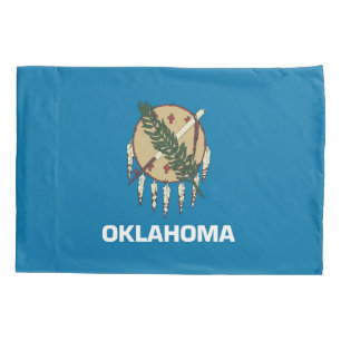 Patriotic Single Pillowcase Fahne Oklahoma, USA Kissenbezug