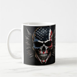 Patriotic Skull Kaffeetasse