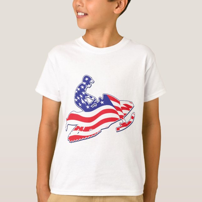 Patriotic-Sledder T-Shirt (Vorderseite)