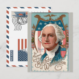 Patriotic Soldier Holding US Flag Postcard Feiertagspostkarte