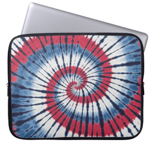 Patriotic Spiral Krawatte Dye Laptopschutzhülle