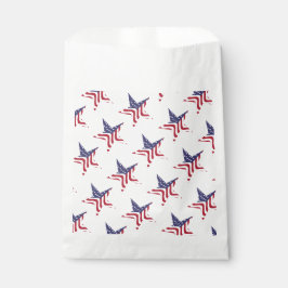 Patriotic Star American Flag Patriotic Gevor Bag Geschenktütchen