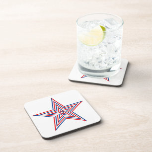 Patriotic Star Drink Untersetzer