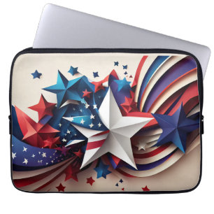 Patriotic Star Laptopschutzhülle