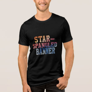 Patriotic Star-Spangled Banner T - Shirt - Bold Am