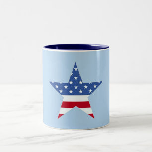 Patriotic Star Tasse