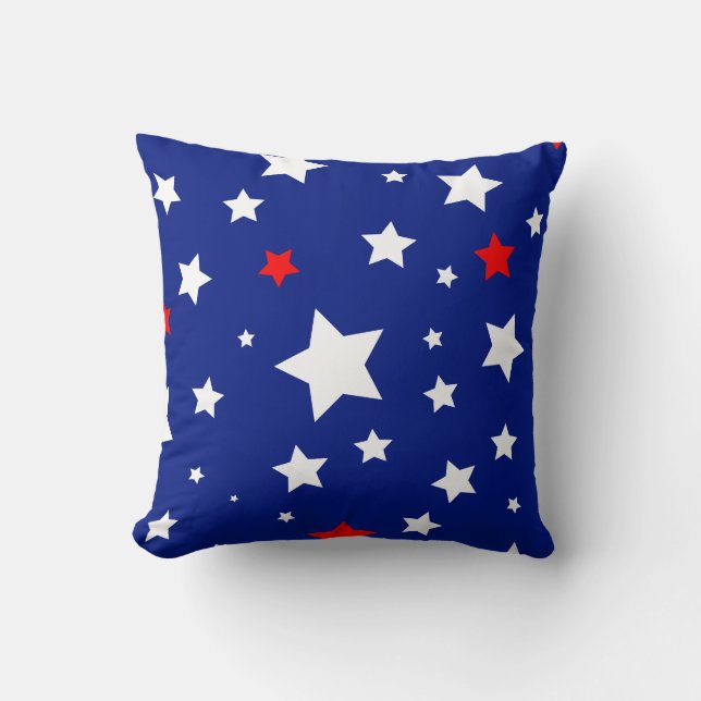 Patriotic Starry Kissen (Vorderseite)