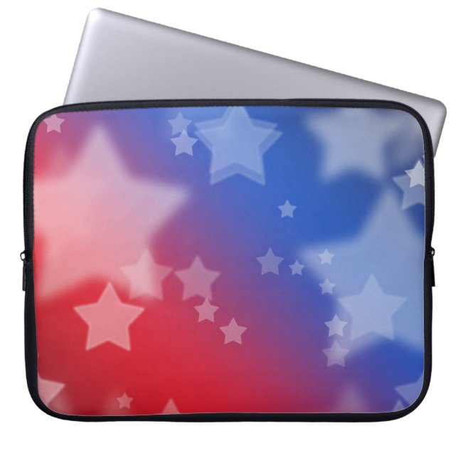 Patriotic Stars Computer Sleeve (Vorderseite)