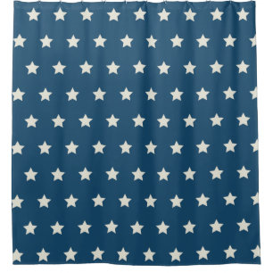 Patriotic Stars Duschvorhang