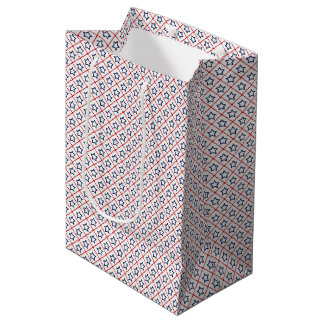 Patriotic Stars Gift Bag Mittlere Geschenktüte