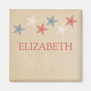 Patriotic Stars Magnet