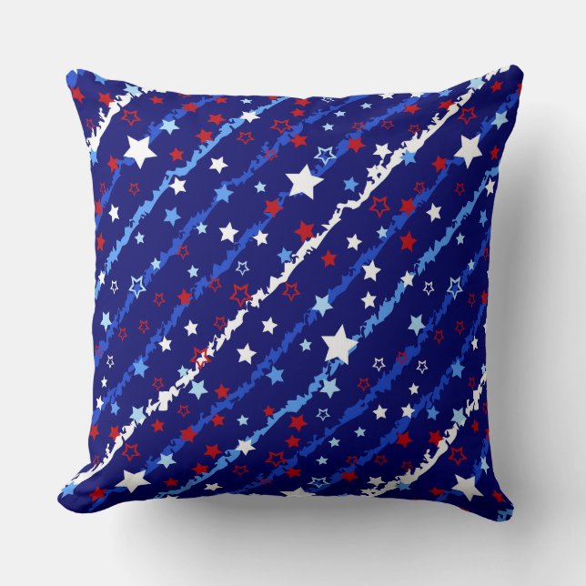 Patriotic Stars Pillow Kissen (Vorderseite)