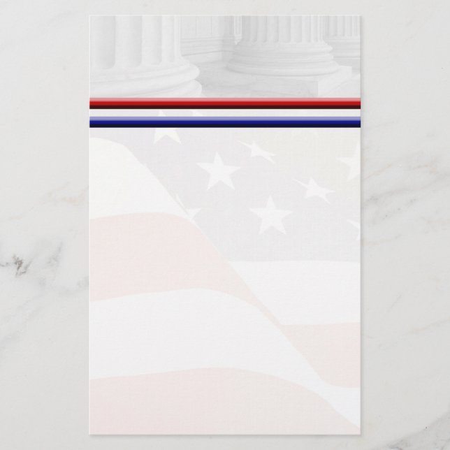 Patriotic Stationary Briefpapier (Vorderseite)