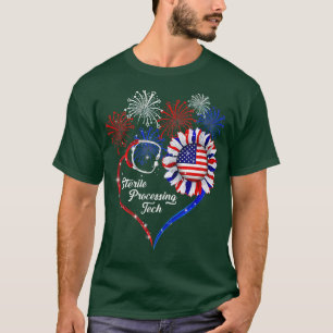 Patriotic Sterile Processing Tech 4. Juli Amer T-Shirt