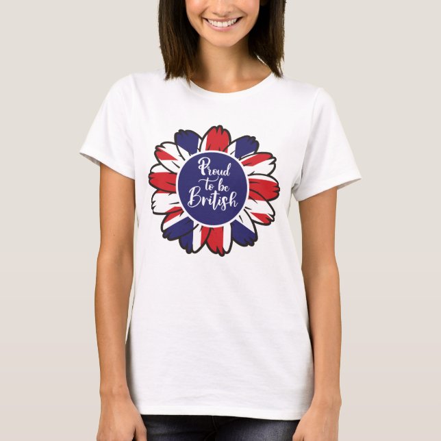 Patriotic Stolz, britischer T - Shirt zu sein (Vorderseite)