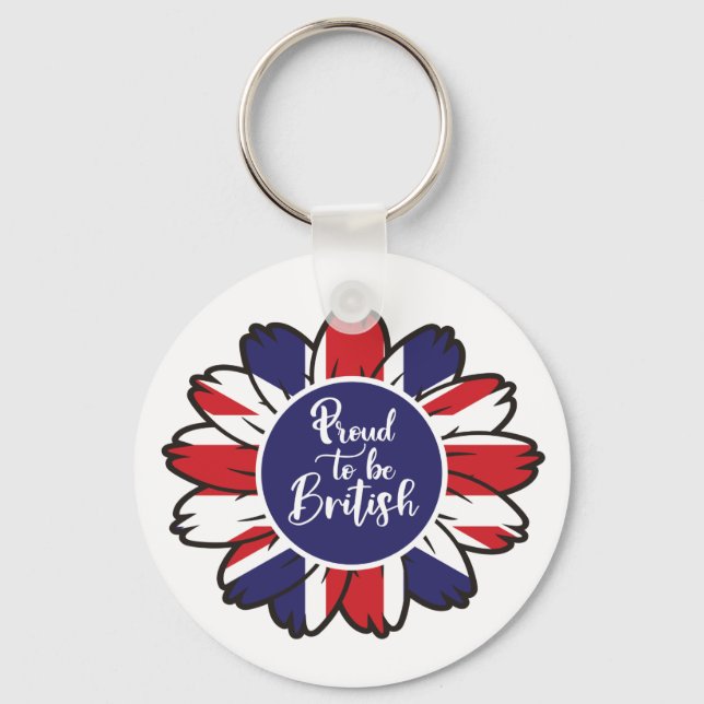 Patriotic Stolz ist britisch Schlüsselanhänger (Vorderseite)
