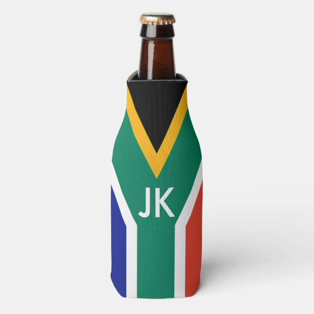 Patriotic Südafrika flagge Bokke Flaschenkühler (Flaschenvorderseite)