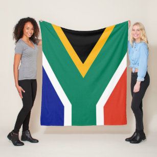 Patriotic Südafrika flagge Bokke Fleecedecke