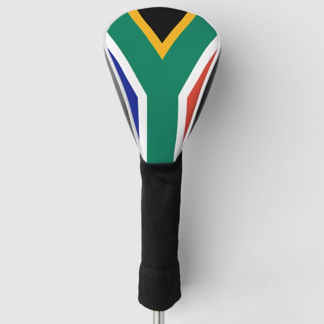 Patriotic Südafrika flagge Bokke Golf Headcover (Vorderseite)