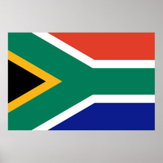 Patriotic Südafrika flagge Bokke Poster
