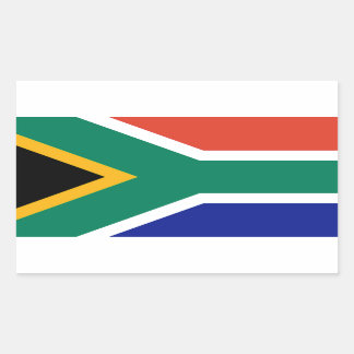 Patriotic Südafrika flagge Bokke Rechteckiger Aufkleber