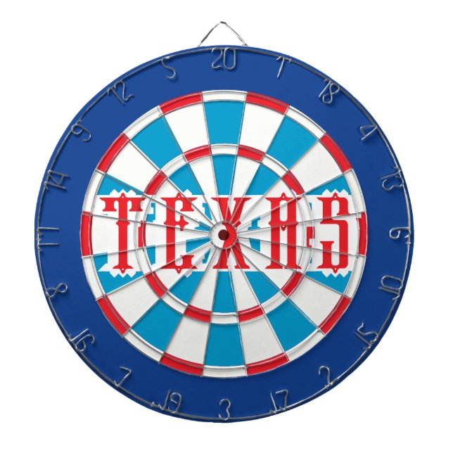 Patriotic TEXAS Americana Dartscheibe (vorne)