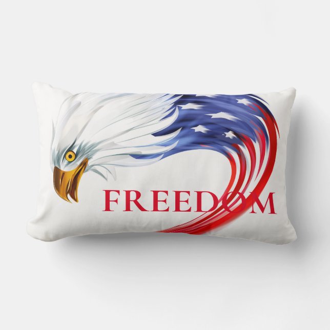 Patriotic Throw Kissen (Vorderseite)