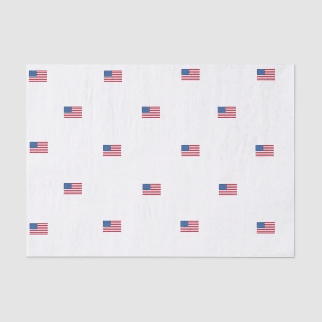patriotic tissue paper seidenpapier (Vorderseite)