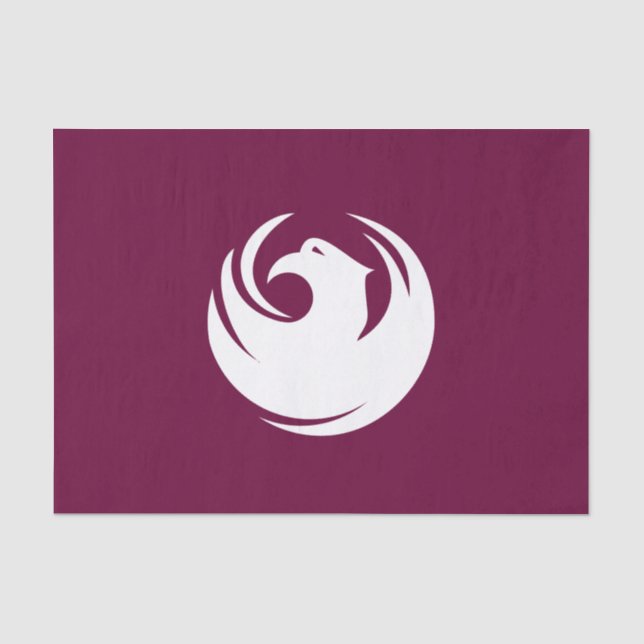 Patriotic tissue paper with flag of Phoenix City Seidenpapier (Vorderseite)