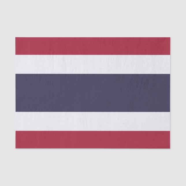 Patriotic tissue paper with flag of Thailand Seidenpapier (Vorderseite)