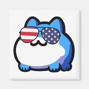 Patriotic Toby Magnet
