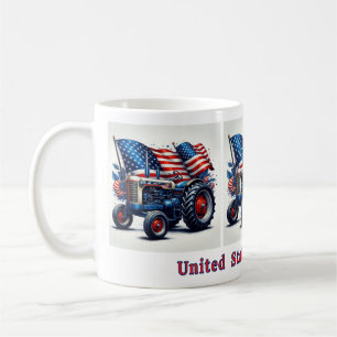 Patriotic Tractor Kaffeetasse