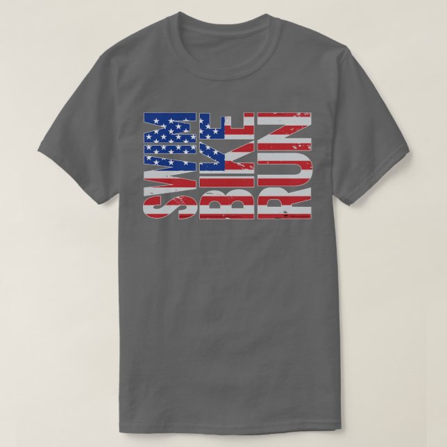 Patriotic Triathlon T-Shirt (Design vorne)