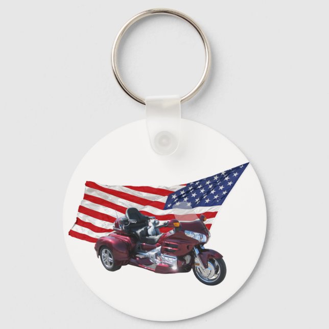Patriotic Trike Schlüsselanhänger (Vorderseite)