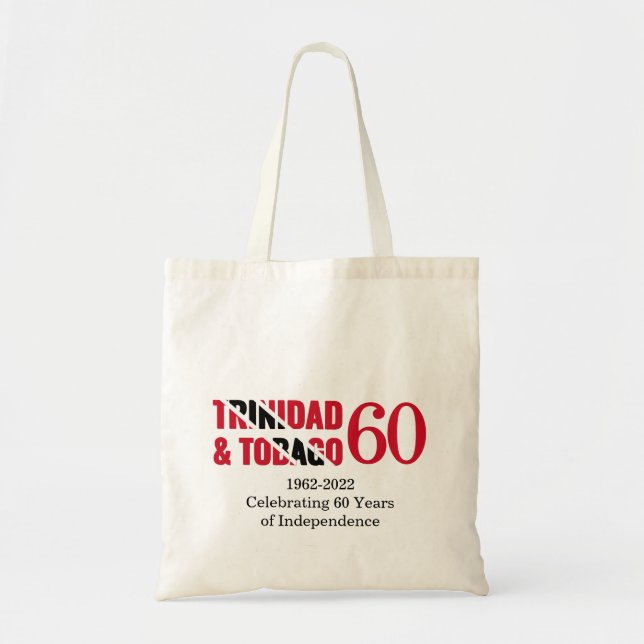Patriotic TRINIDAD 60 Jahre Unabhängigkeit Tragetasche (Vorne)