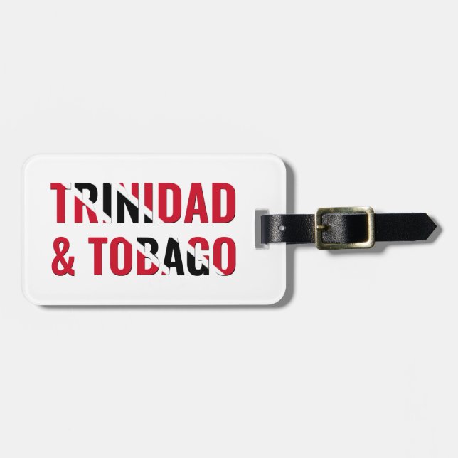 Patriotic TRINIDAD Gepäckanhänger (Vorderseite horizontal)