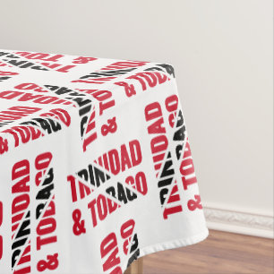 Patriotic TRINIDAD TOBAGO Tabletten Tischdecke