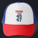 Patriotic Trump gewinnt 45 und 47 Sieger Trump Truckerkappe<br><div class="desc">Patriotic Trump gewinnt 45 und 47 Sieger Trump gewinnt</div>