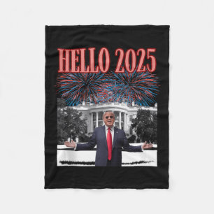 Patriotic Trump Hallo 2025 Neujahrsrepublikaner Fleecedecke