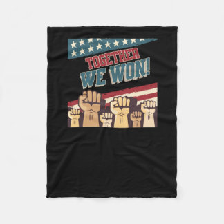 Patriotic Trump Wir gewinnen Männer Frauen Teen Ki Fleecedecke