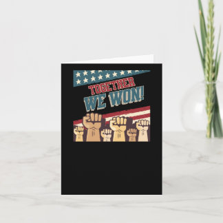 Patriotic Trump Wir gewinnen Männer Frauen Teen Ki Karte