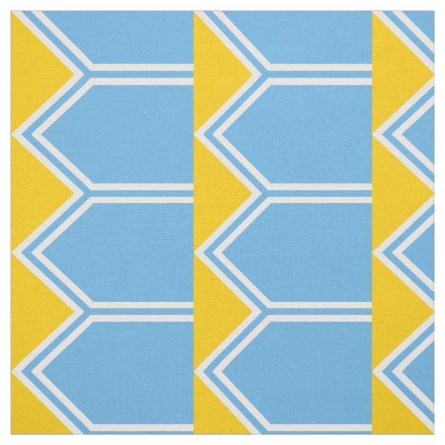 Patriotic Tuva Flag Stoff (Muster)