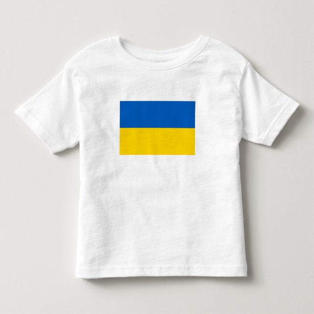 Patriotic Ukraine Flag Kleinkind-T - Shirt (Vorderseite)