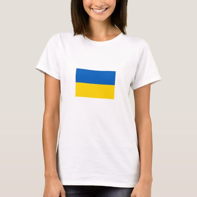 Patriotic Ukraine Flag T - Shirt (Vorderseite)