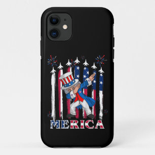 Patriotic Uncle Sam Dabbing 4. Juli Case-Mate iPhone Hülle