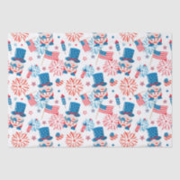 Patriotic Uncle Sam Musterpapier