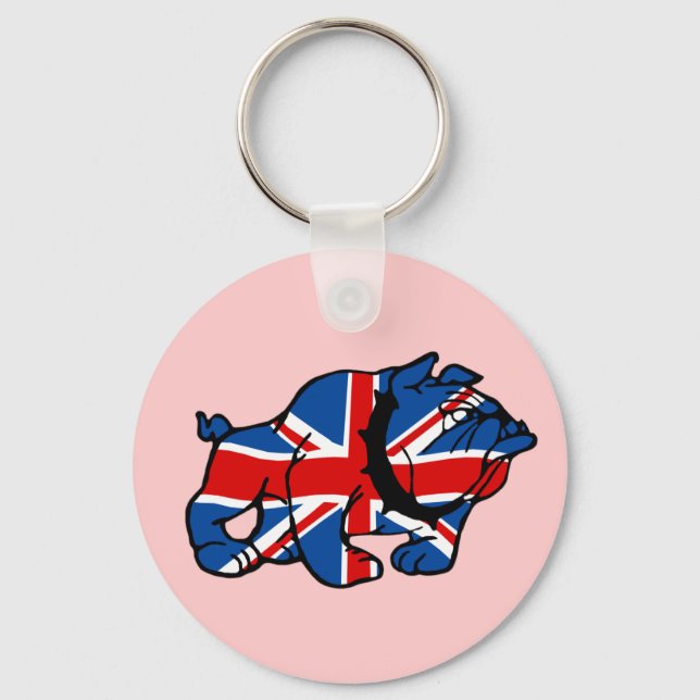 Patriotic Union Jack Schlüsselanhänger (Vorderseite)