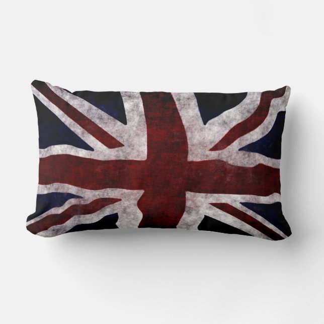 Patriotic Union Jack UK Gewerkschaft Flag Throw Ki Lendenkissen (Vorderseite)