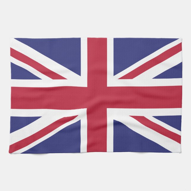 Patriotic United Kingdom Flag Geschirrtuch (Horizontal)